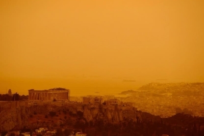 Буря из пустыни: природное явление, встречающее Юг Греции с невиданным великолепием